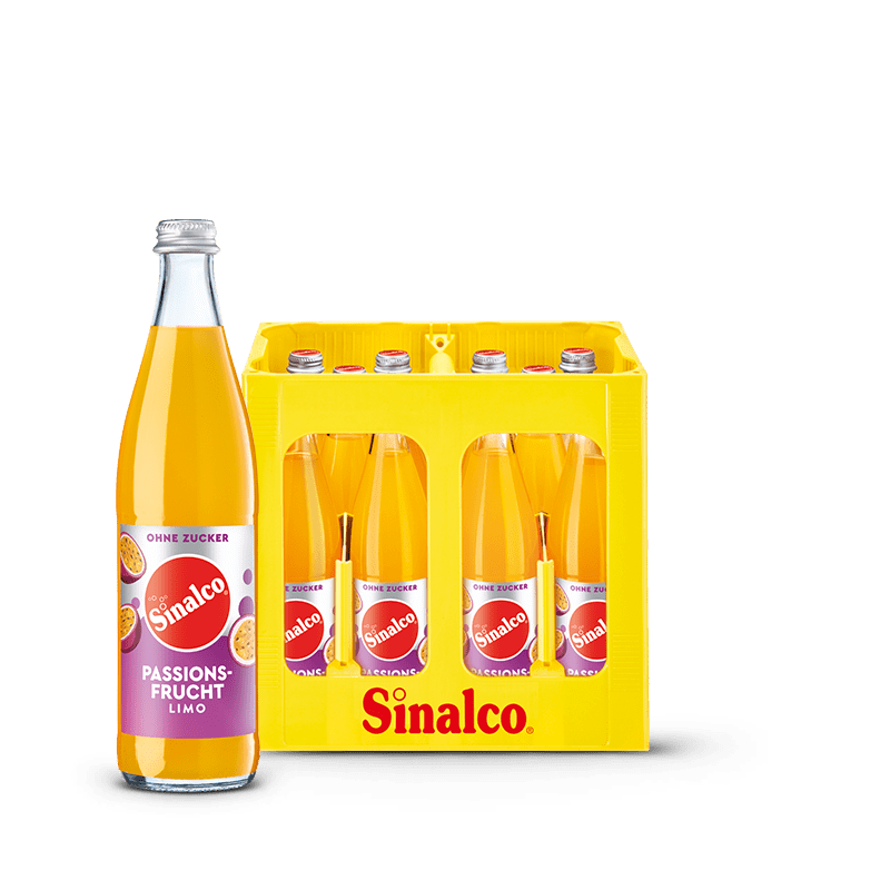 Sinalco Passionsfrucht ohne Zucker 10x0,5 MW (MEHRWEG)