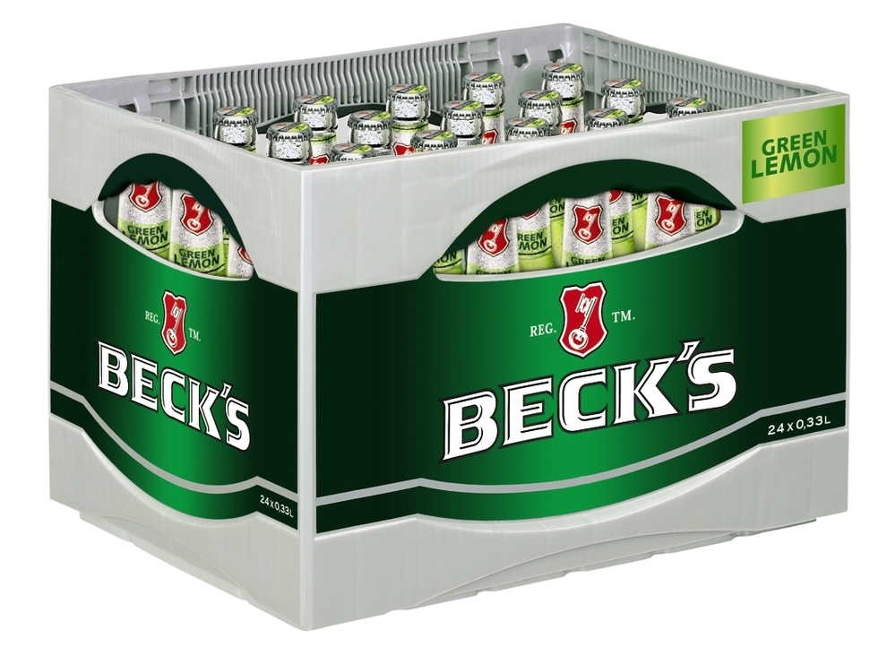 Beck's Green Lemon 24x0,33MW (MEHRWEG)