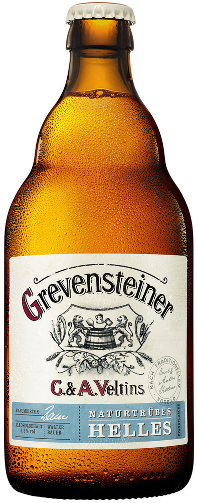 Grevensteiner Helles naturtrüb Steinie 16x0,5 (MEHRWEG)