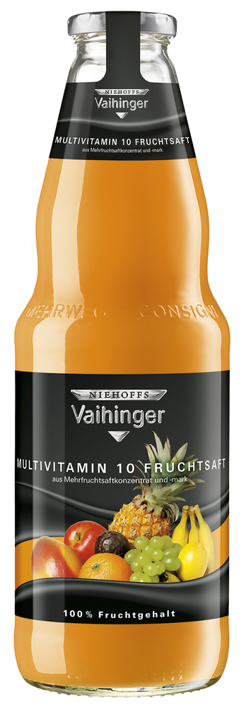 Niehoffs-Vaihinger Multivitam 10 Fruchtsaft 6x1,0 MW (MEHRWEG)