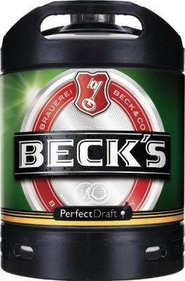 Beck's Perfect Draft 6,0 L Faß (MEHRWEG)