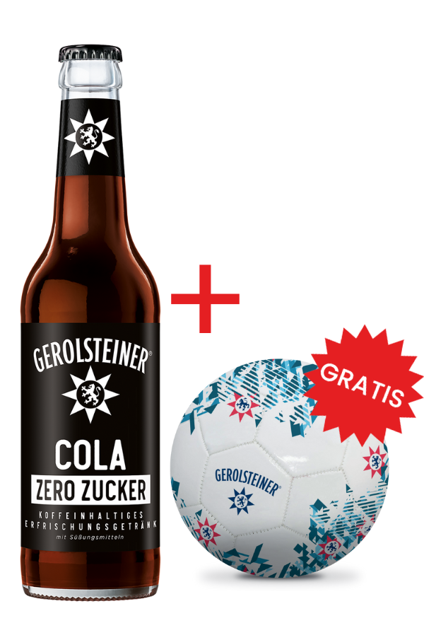 Gerolsteiner Cola Zero Zucker Longneck 24x0,33MW (MEHRWEG)