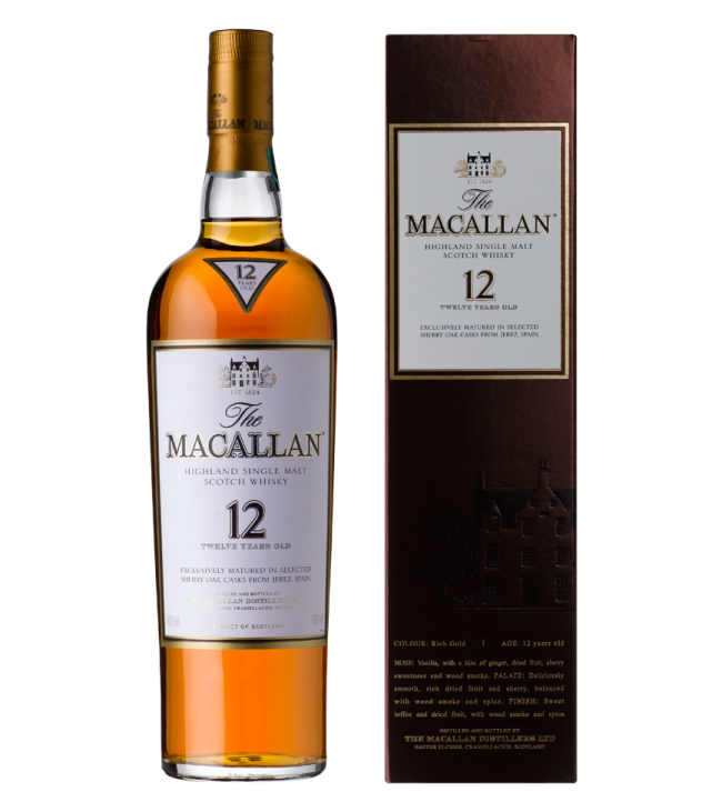 The Macallan Sherry Oak 12 Years 40% 1x0,7