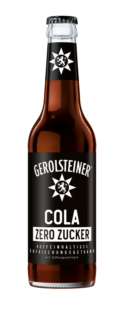 Gerolsteiner Cola Zero Zucker Longneck 24x0,33MW (MEHRWEG)