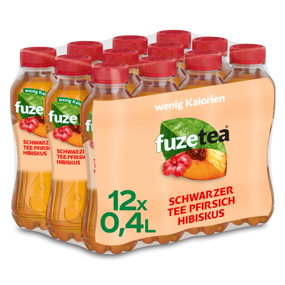 Fuze Tea Pfirsich Hibiskus 12x0,4 EW (EINWEG)
