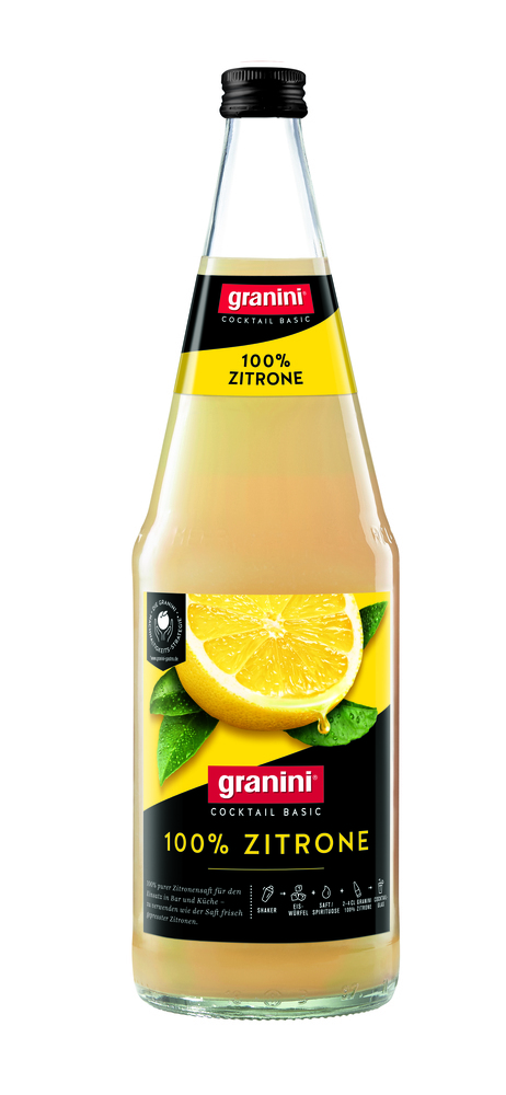 Granini Zitrone 100% Cocktail Basics 6x1,0 MW (MEHRWEG)