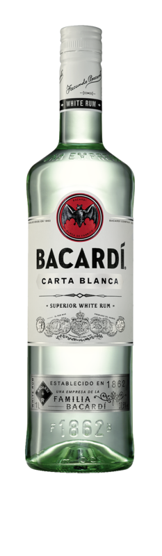 Bacardi Carta Blanca Superior White Rum 37,5% 1x1,0 EW (EINWEG)