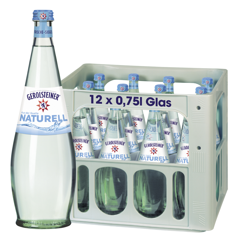 Gerolsteiner Naturell Gourmet 12x0,75MW (MEHRWEG)