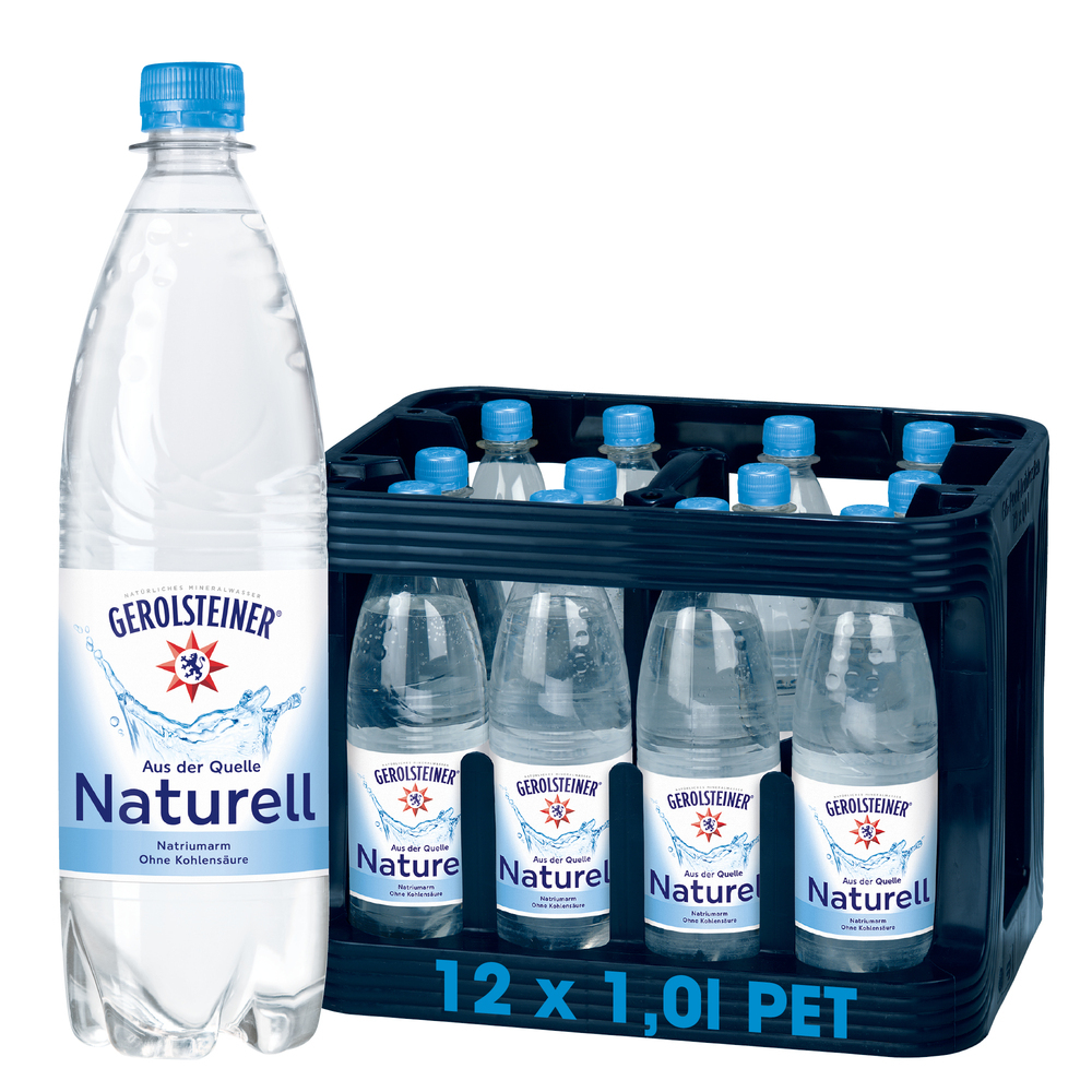 Gerolsteiner Naturell 12x1,0 PET (MEHRWEG)