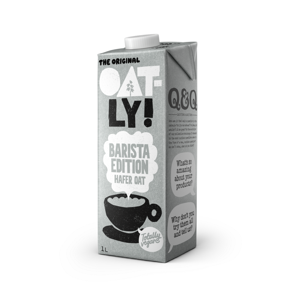 The Original Oatly Barista Edition Haferdrink Oat 6x1,0 L Tetra-Pack (EINWEG)