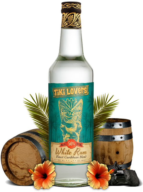Tiki Lovers White Rum 50% 1x0,7l