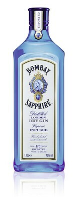 Bombay Gin Sapphire 40% 1x1,0 EW (EINWEG)