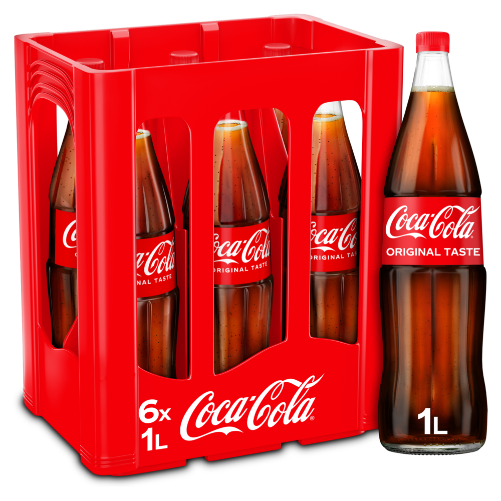 Coca-Cola Glas 6x1,0 MW (MEHRWEG)