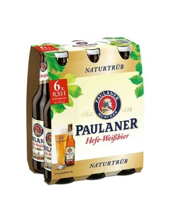 Paulaner Hefeweissbier trüb 4x6x0,33MW (MEHRWEG)