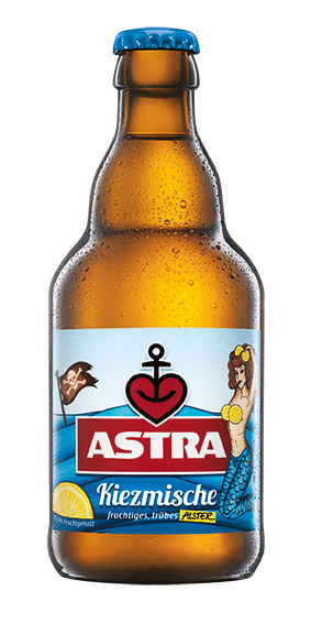 Astra Kiezmische Radler naturtrüb mit Zitrone 27x0,33MW (MEHRWEG)