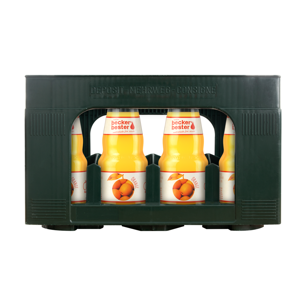 Becker's Orangensaft 100% 12x0,2 MW (MEHRWEG)