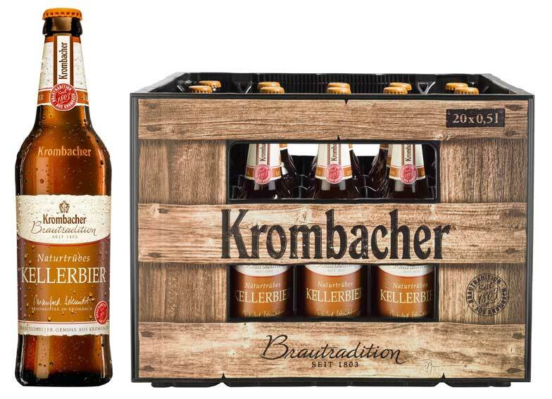 Krombacher Kellerbier naturtrüb Brautradition 20x0,5 MW (MEHRWEG)