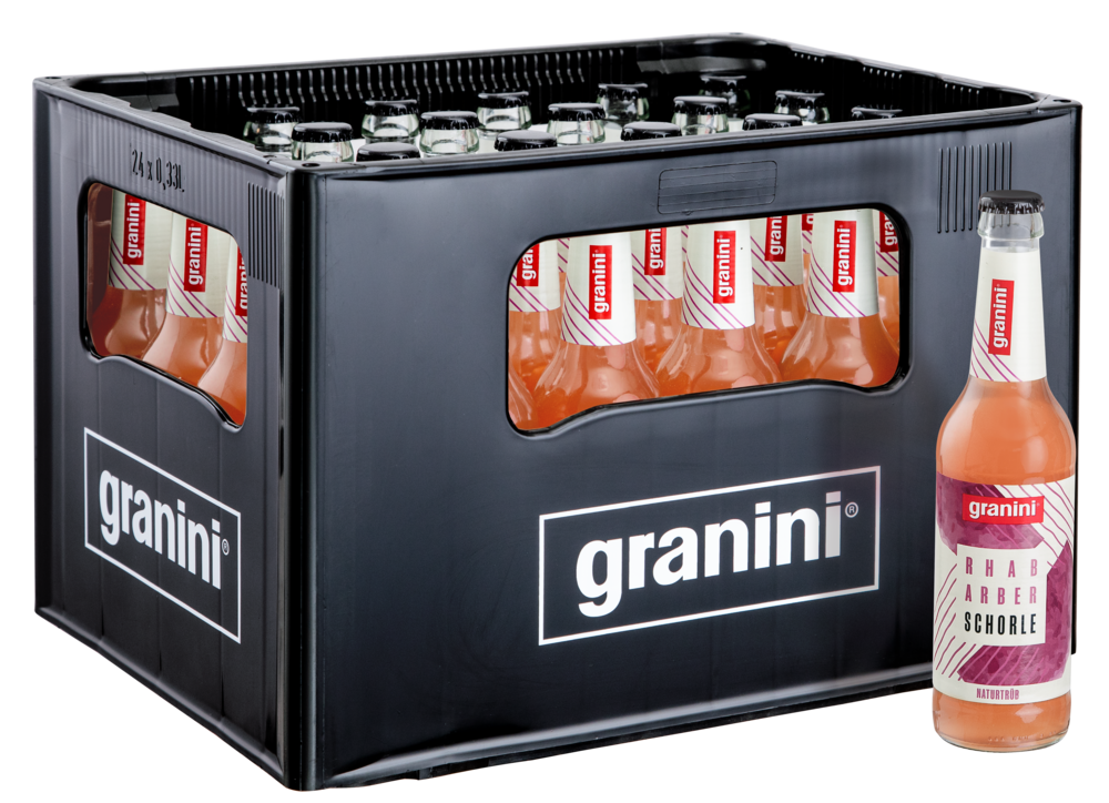 Granini Rhabarber Schorle naturtrüb 24x0,33 MW (MEHRWEG)