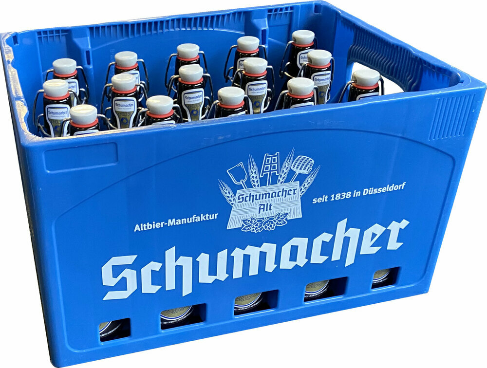 Schumacher Alt Bügelflasche Steinie 20x0,33MW (MEHRWEG)