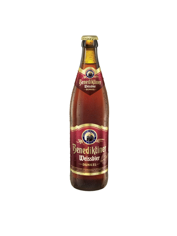 Benediktiner Weißbier dunkel 20x0,5 MW (MEHRWEG)