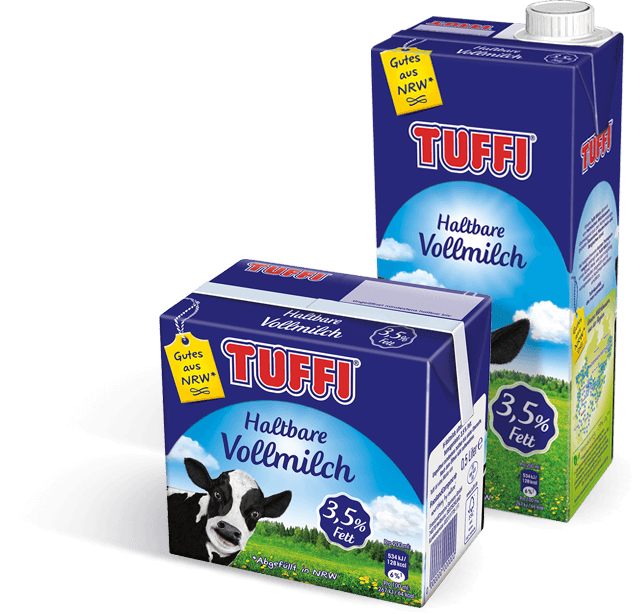 Tuffi Haltbare Vollmilch 3,5% (Tetrapack) 12x1,0 L