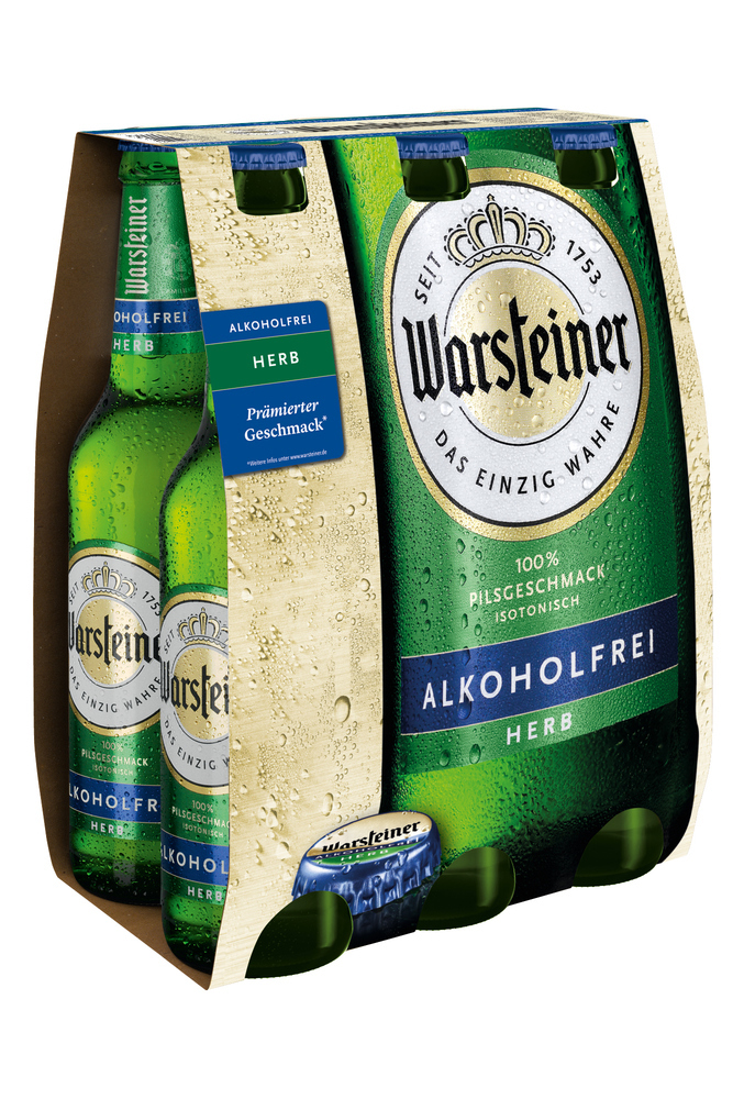 Warsteiner Herb Alkoholfrei 4x6x0,33 (MEHRWEG)