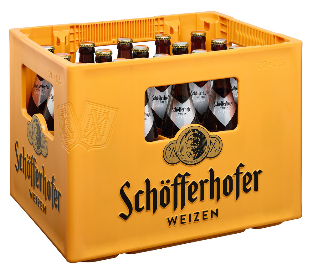 Schöfferhofer Hefeweizen Kristall 20x0,5 MW (MEHRWEG)