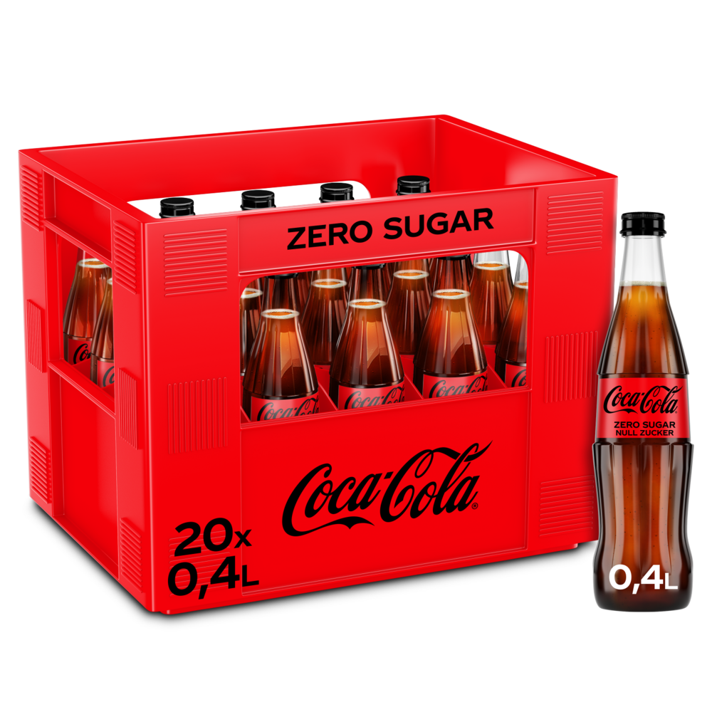 Coca-Cola Zero 20x0,4 L (MEHRWEG)