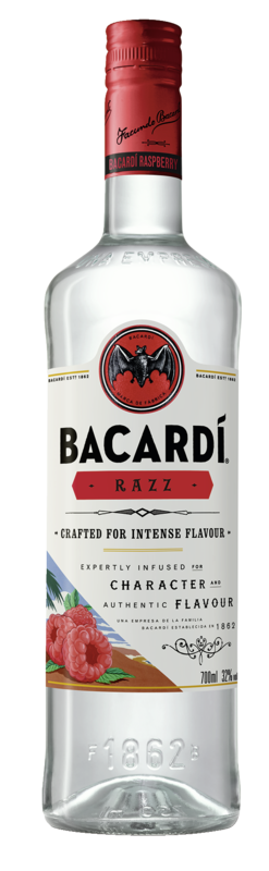 Bacardi Razz Rum 27% 1x0,7 (EINWEG)