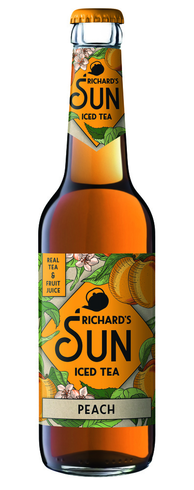 RICHARD´S SUN Iced Tea Peach 24x0,33 (MEHRWEG)