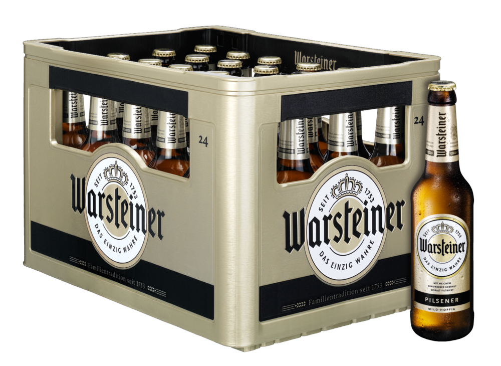 Warsteiner Premium Pilsener 24x0,33MW (MEHRWEG)