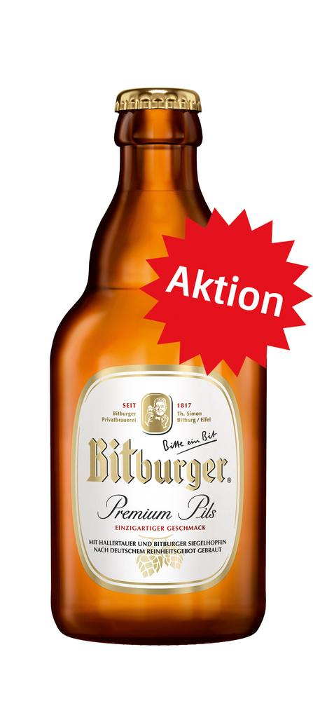 Bitburger Pils Steinie 20x0,33MW (MEHRWEG)